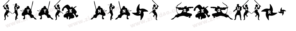 little ninja Regular字体转换